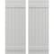 Ekena Millwork Americraft 6-Board, 2 Batten Exterior Real Wood Joined Board-n-Batten Shutters, ARW101BB621X52STH, PR ARW101BB621X52STH - alternate 1